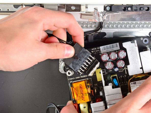 iMac Intel 21.5" EMC 2389 Left Speaker Replacement: step 36, image 1 of 2