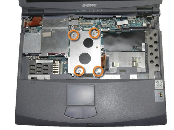 Sony VAIO PCG-933A Thermal Paste Replacement: step 10, image 1 of 2