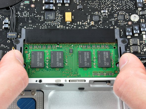 MacBook Unibody Model A1278 RAM Replacement: step 6, image 1 of 1