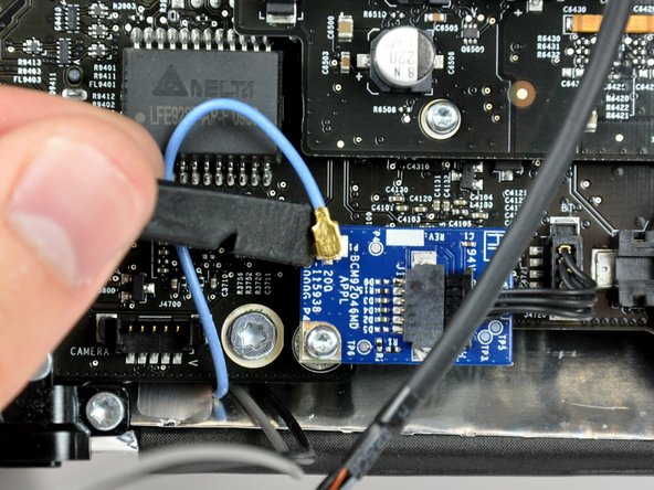 iMac Intel 20" EMC 2266 Hard Drive Data Cable Replacement: step 26, image 1 of 1