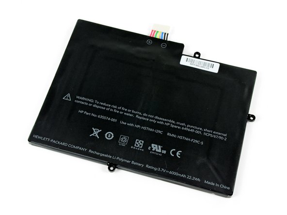 HP TouchPad Battery Replacement: step 30, image 1 of 1
