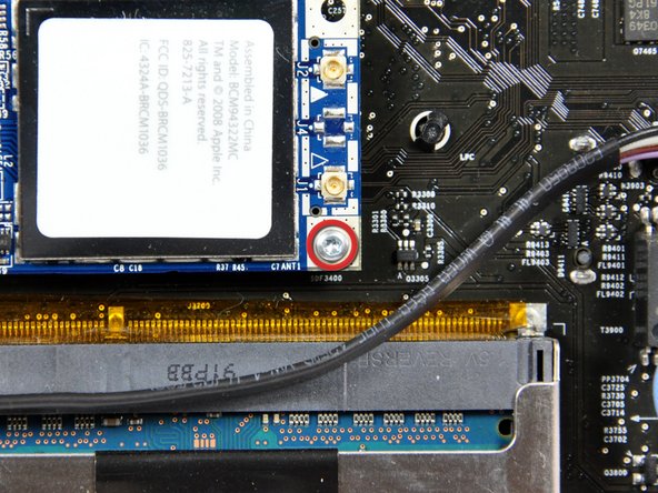 iMac Intel 20" EMC 2266 AirPort Extreme Replacement: step 8, image 1 of 1