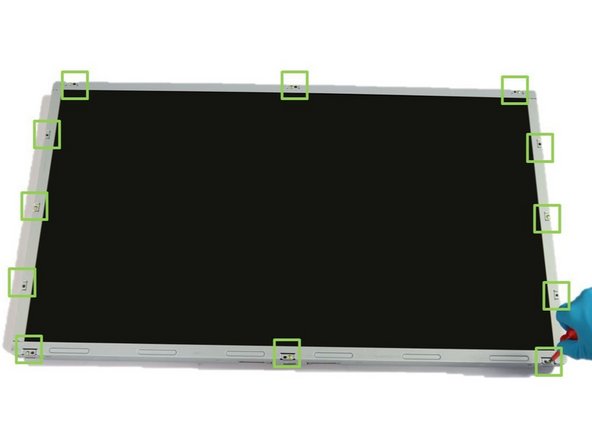 PEAQ TFT32NUMUNE TV set, Removal of Liquid Crystal Display (LCD): step 4, image 1 of 3