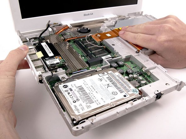 iBook G4 14" 933 MHz-1.33 GHz RJ-11 Board Replacement: step 36, image 1 of 1