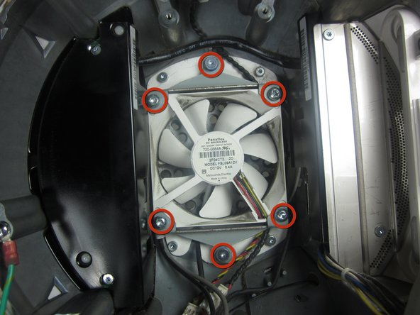 iMac G4 17 800 MHz EMC 1936 Fan Replacement: step 14, image 1 of 2