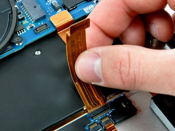 MacBook Air Models A1237 and A1304 Trackpad Control Cable Replacement: step 10, image 2 of 2