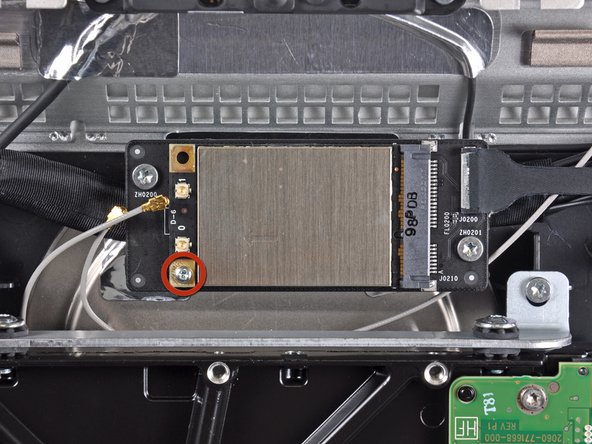 iMac Intel 21.5" EMC 2308 AirPort Card Replacement: step 11, image 1 of 1