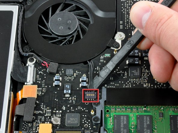 MacBook Unibody Model A1278 DC-In Board Replacement: step 8, image 1 of 3