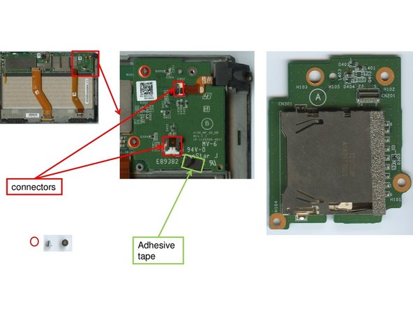 Sony Xperia Tablet S, Removal of SD-Card-Reader: step 4, image 1 of 1