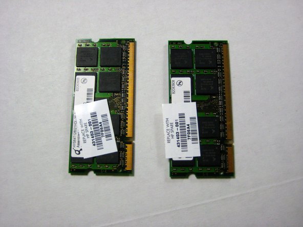 HP Pavilion dv6000 RAM Replacement: step 4, image 1 of 1