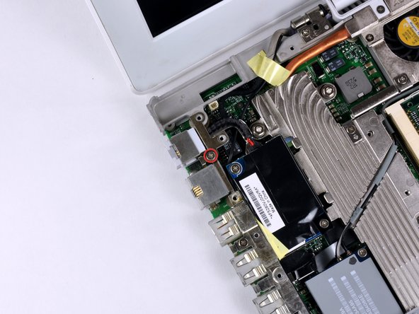 iBook G4 12" 1.33 GHz RJ-11 Board Replacement: step 32, image 1 of 1
