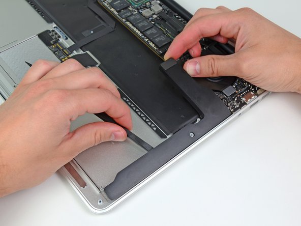 MacBook Air 13" Mid 2011 Left Speaker Replacement: step 8, image 2 of 3