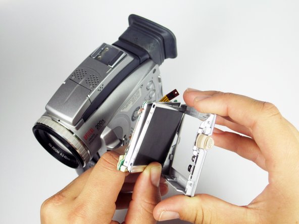 Canon Optura 100MC LCD Screen and Glass Screen Replacement: step 11, image 1 of 2