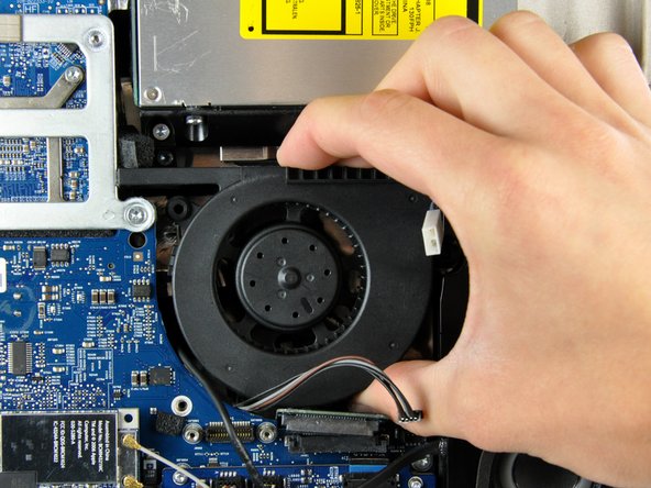 iMac Intel 20" EMC 2133 and 2210 Optical Drive Fan Replacement: step 14, image 1 of 1