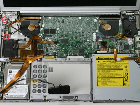 PowerBook G4 Aluminum 17" 1-1.67 GHz DC-In Board Replacement: step 21, image 1 of 1