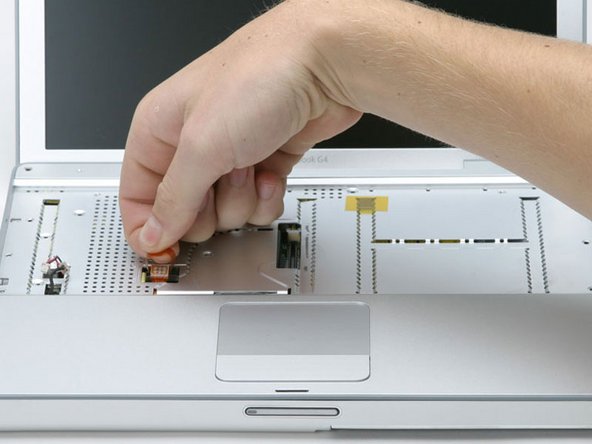 PowerBook G4 Aluminum 12" 867 MHz Left Clutch Hinge Replacement: step 18, image 1 of 1