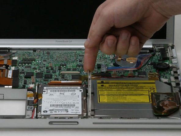 PowerBook G4 Aluminum 15" 1-1.5 GHz RJ-11 Board Replacement: step 16, image 1 of 1