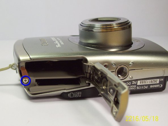 Canon PowerShot SD700 Outside Case Replacement: step 5, image 1 of 1