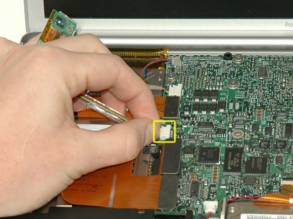 PowerBook G4 Aluminum 15" 1.5-1.67 GHz Left Ambient Light Sensor Replacement: step 12, image 1 of 1