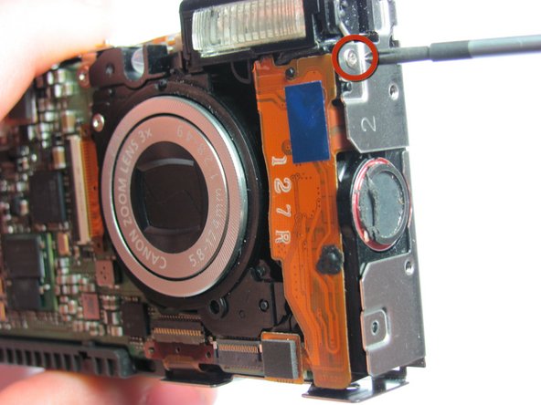 Canon Powershot SD750 Flash Replacement: step 15, image 1 of 2