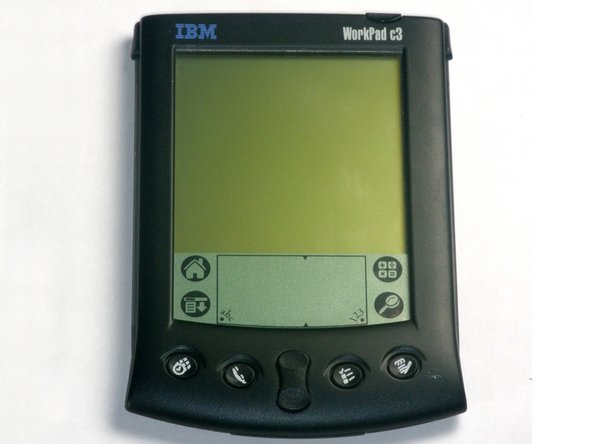 Disassembling IBM WorkPad c3 LCD: step 4, image 1 of 2