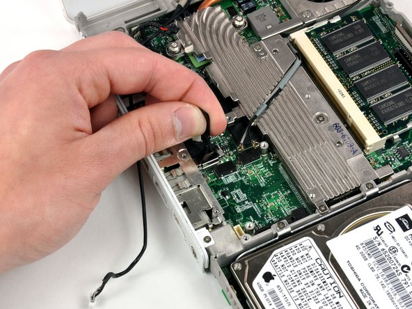 iBook G4 12" 1.33 GHz Inverter/AirPort Cables Replacement: step 38, image 1 of 1