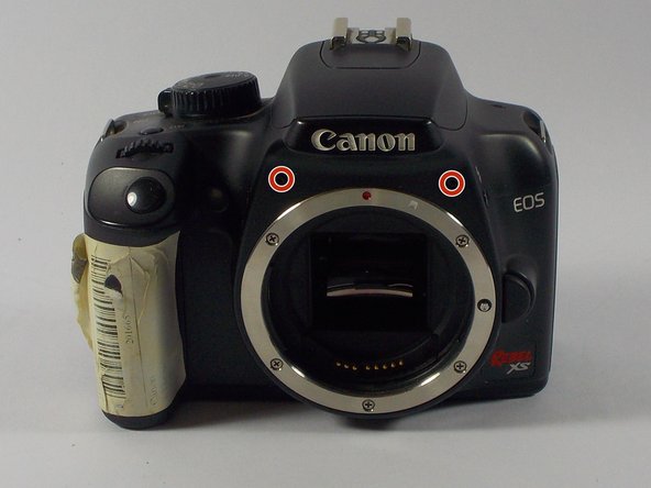 Disassembling Canon EOS Rebel XS Top Panel: step 4, image 1 of 1